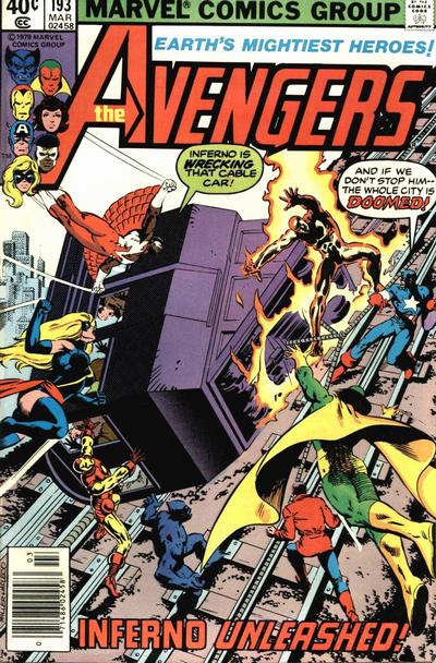 The Avengers #193 [Newsstand] - Vf- 7.5