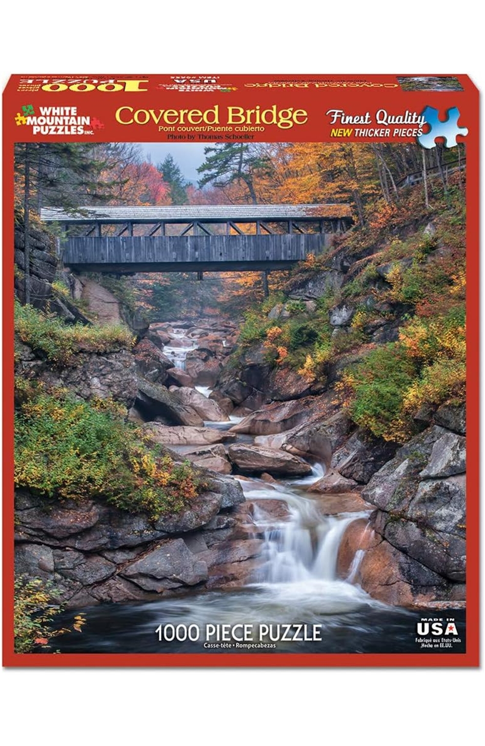 Covered Bridge (985Pz) - 1000 Piece Jigsaw Puzzle