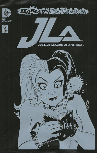 Justice League of America #6 Harley's Little Black Book Polybag Mystery Variant (2015)