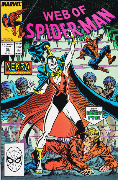 Web of Spider-Man #46 [Direct]-Very Fine (7.5 – 9)