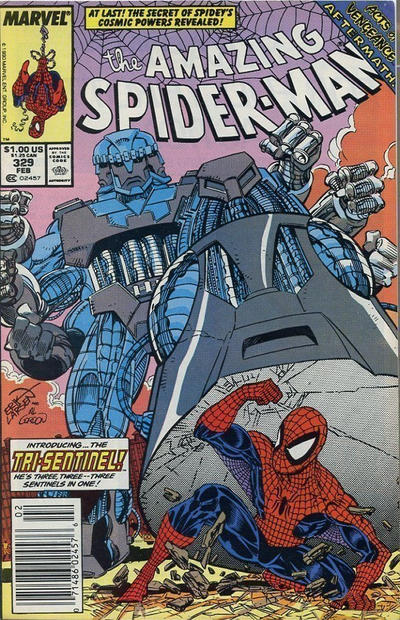 The Amazing Spider-Man #329 [Newsstand]- Fine/Very Fine