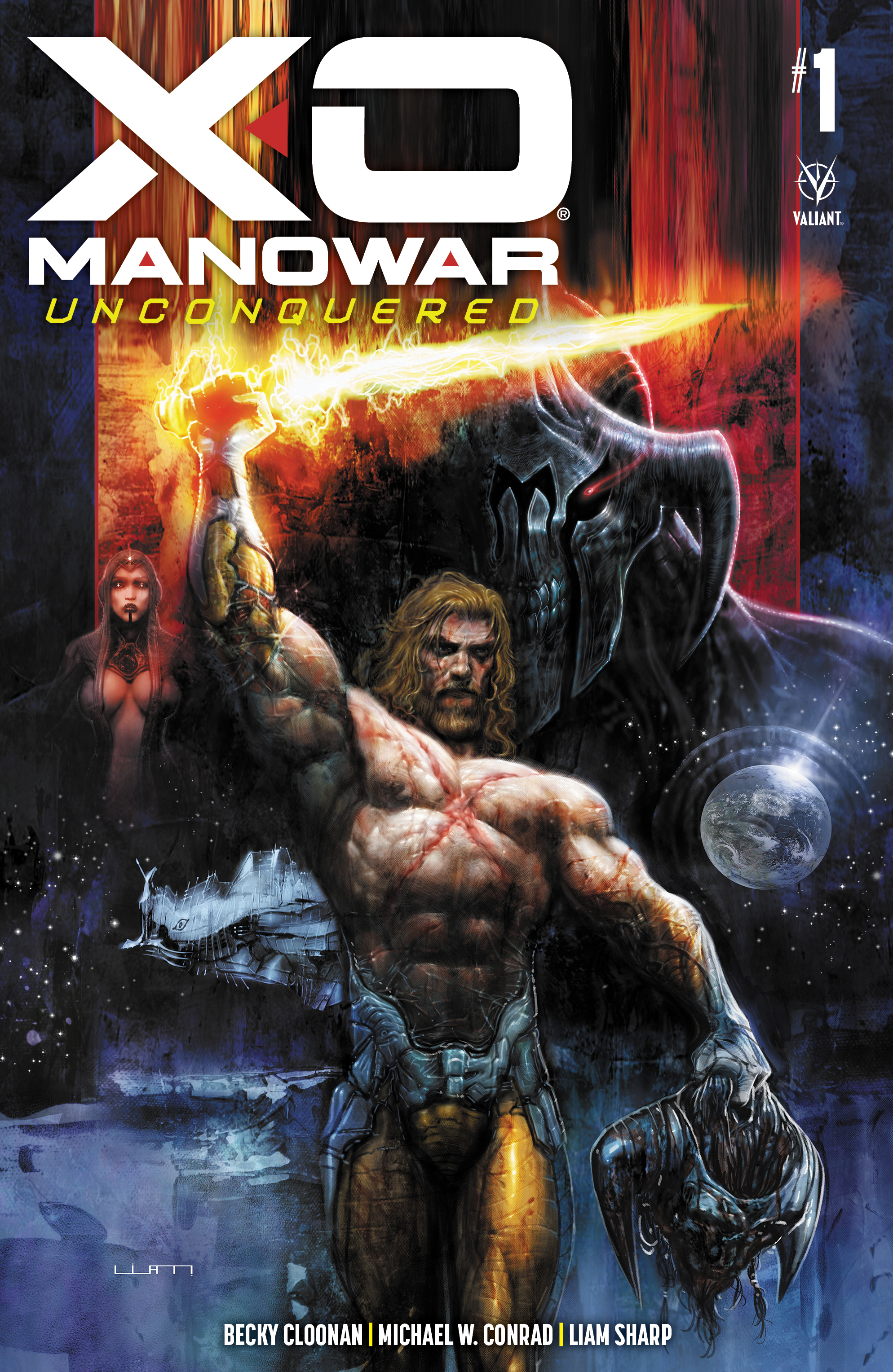 X-O Manowar Unconquered #1 Cover E Blank Variant (Mature)