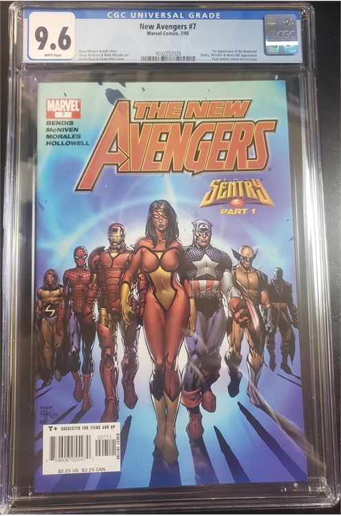 New Avengers #7 Cgc 9.6