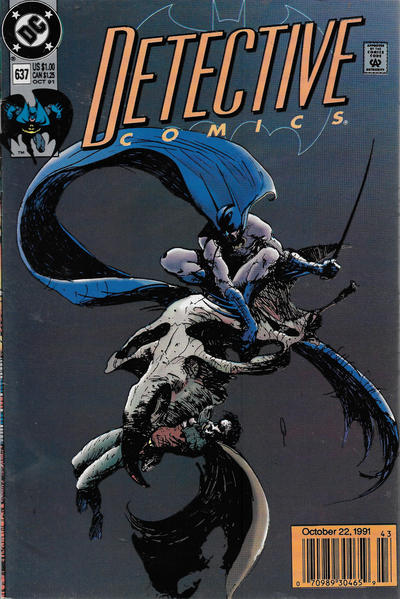 Detective Comics #637 [Newsstand]-Good (1.8 – 3)