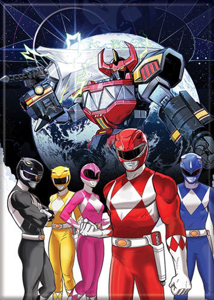 Power Rangers Group Magnet