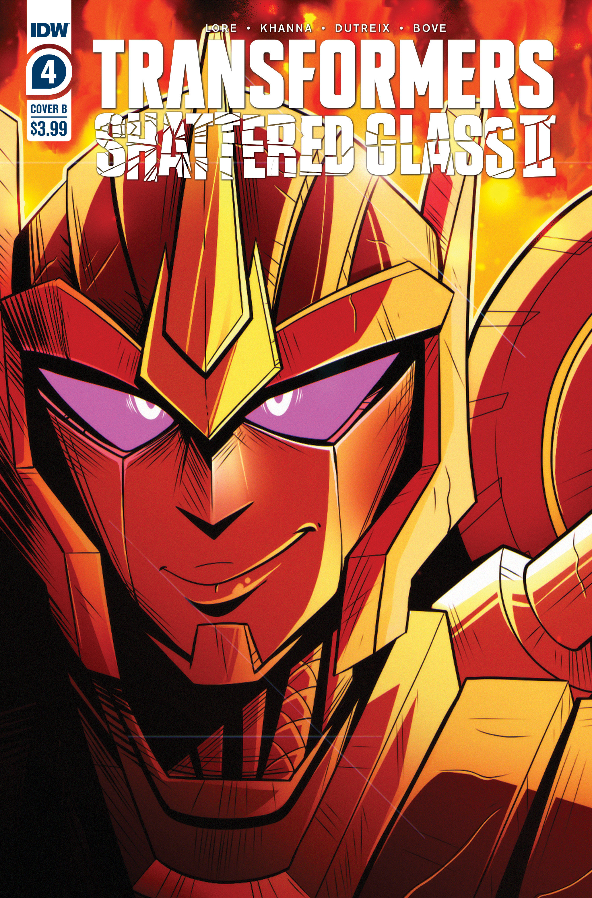 Transformers Shattered Glass II #4 Cover B Phillips