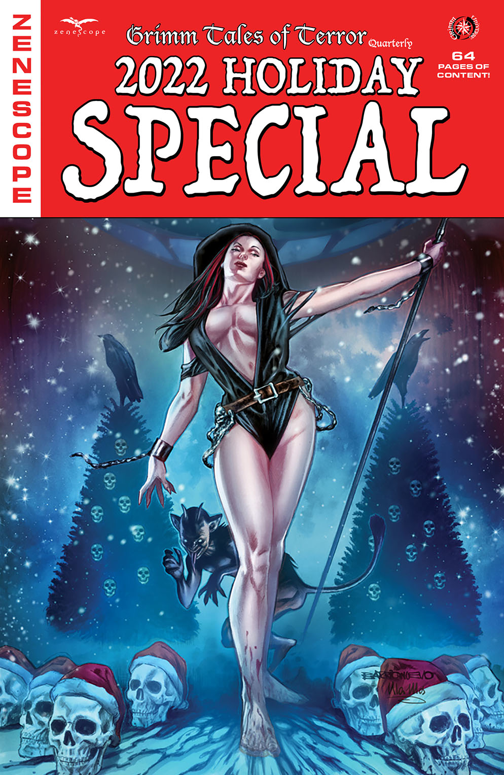 Tales of Terror Quarterly 2022 Holiday Special Volume 1 Cover A Barrionuevo