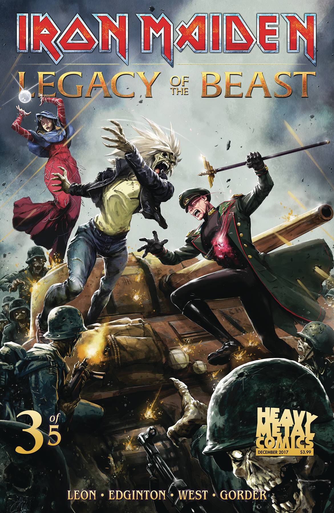 Iron Maiden Legacy of the Beast #3 Cover A Casas (Mature) (Of 5)