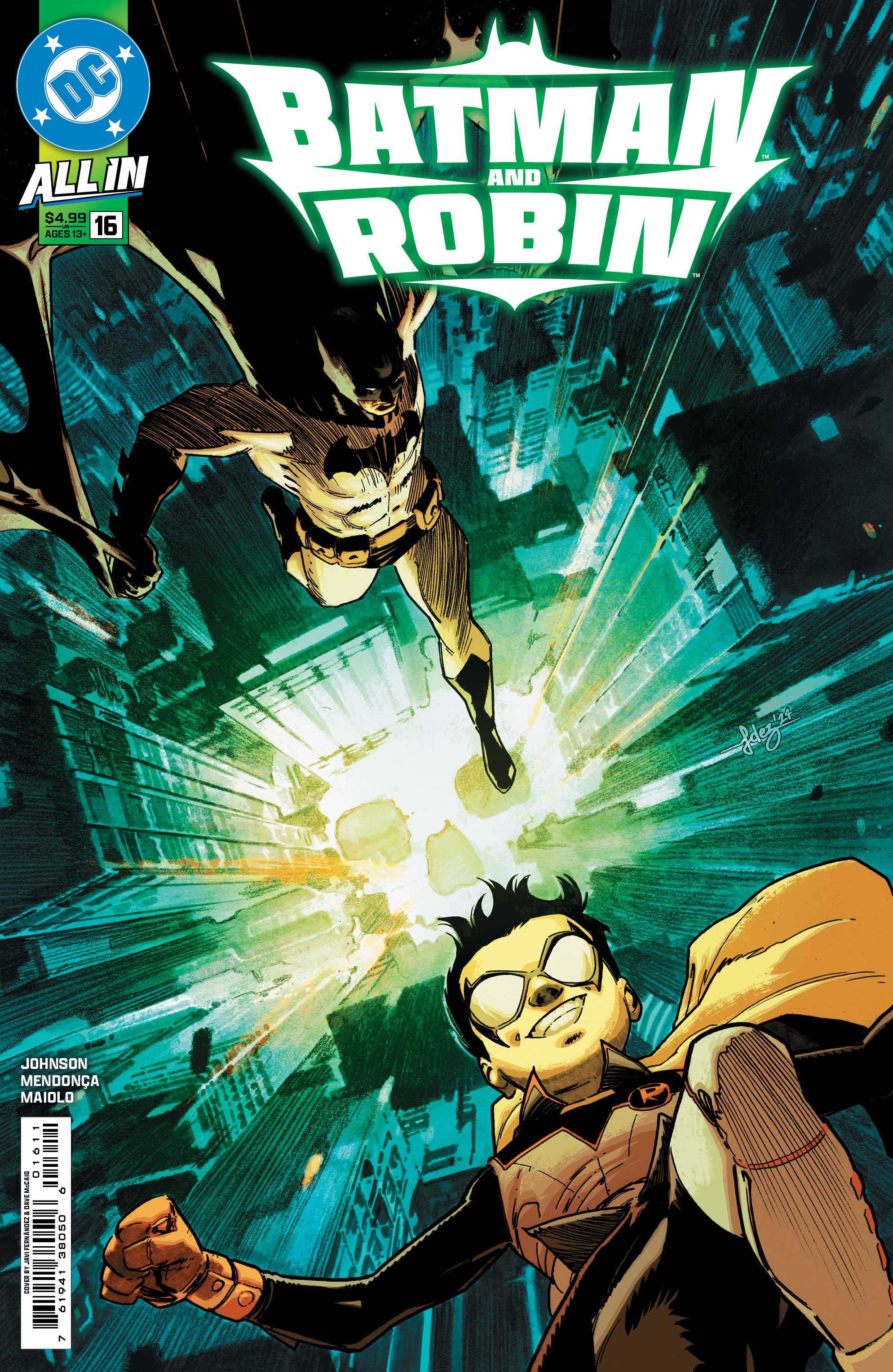 Batman and Robin #16 Cover A Javier Fernandez