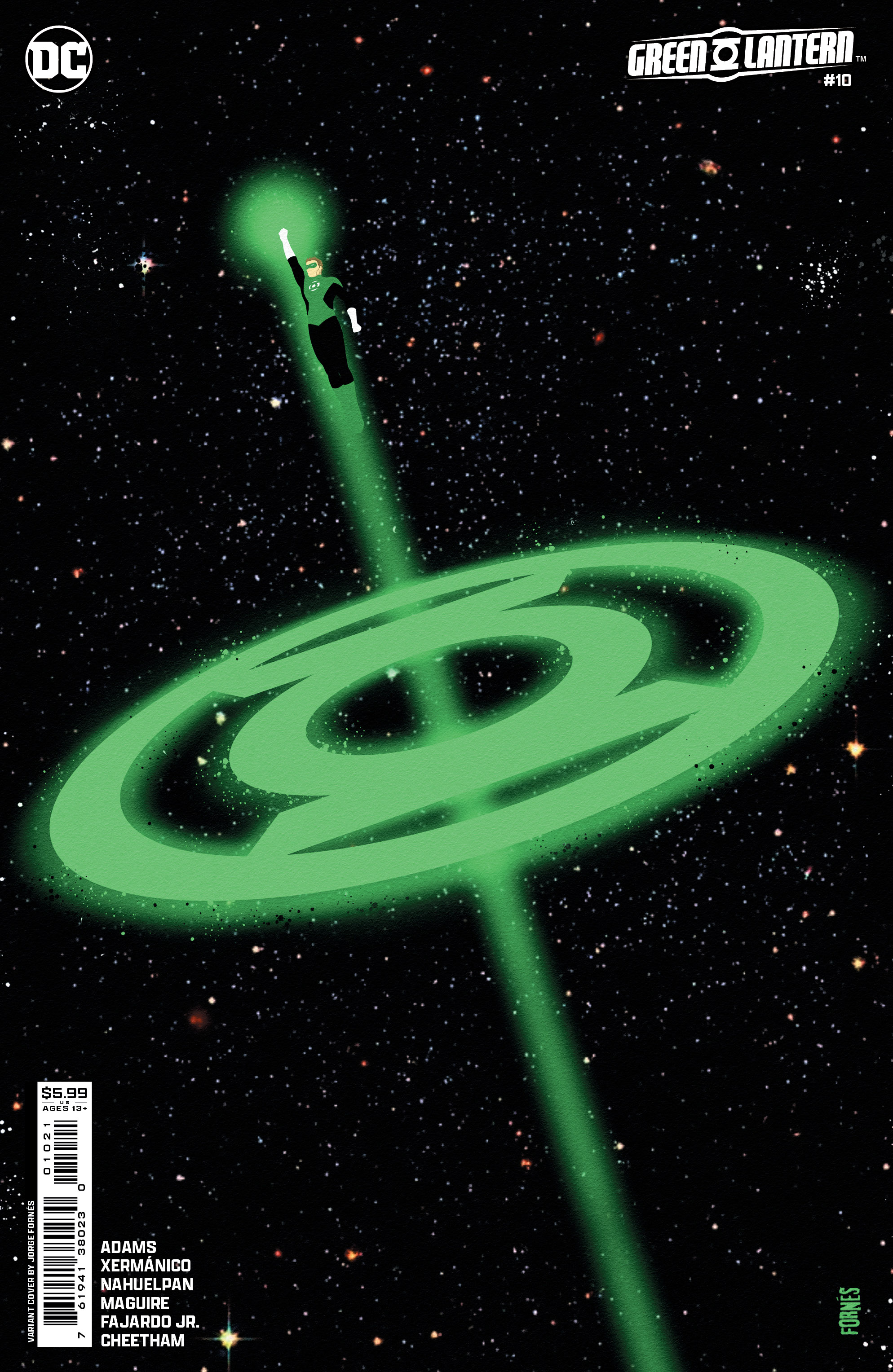 Green Lantern #10 Cover C Jorge Fornes Card Stock Variant (House of Brainiac)