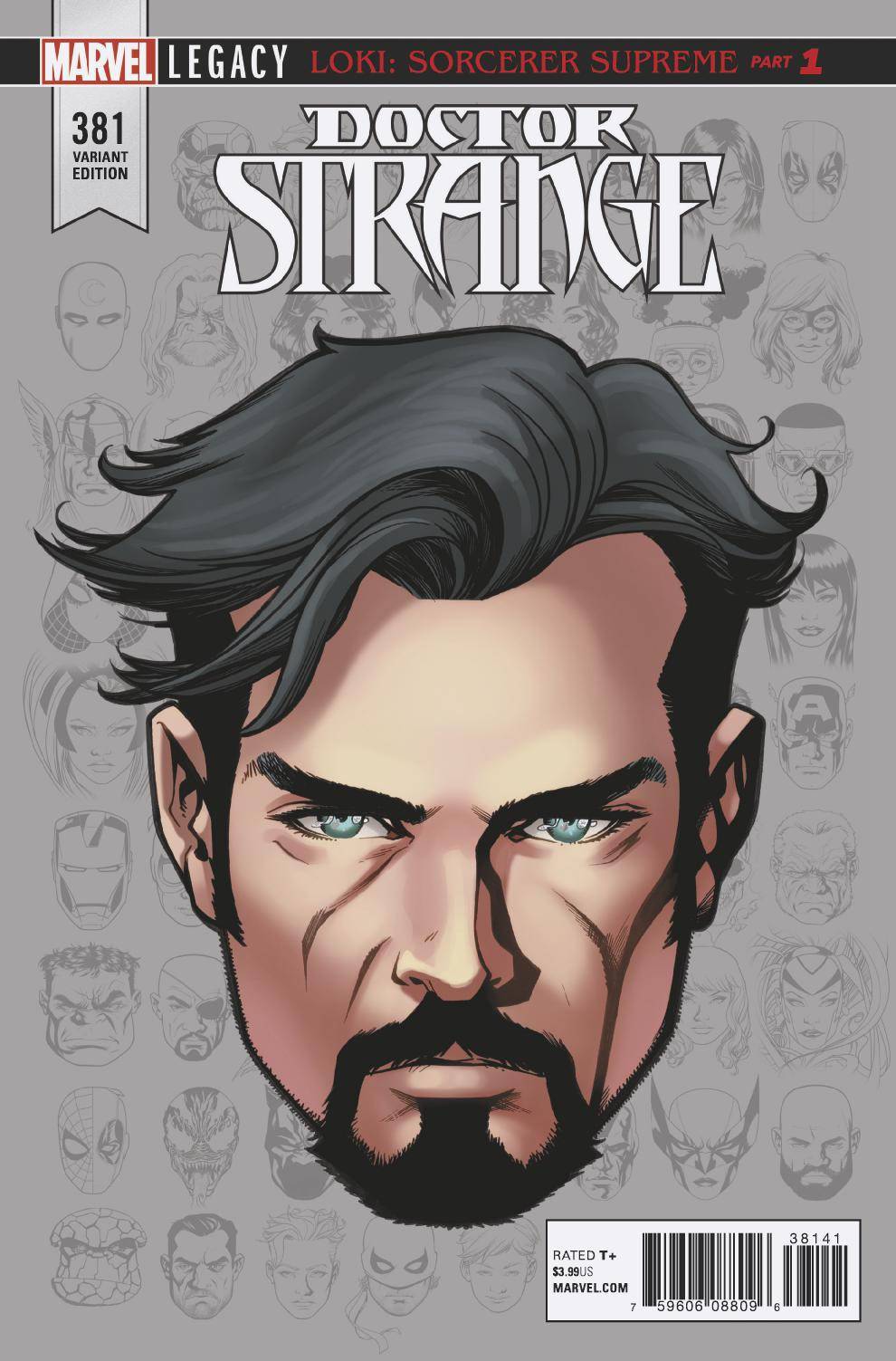 Doctor Strange #381 Mckone Legacy Headshot Variant (2017)