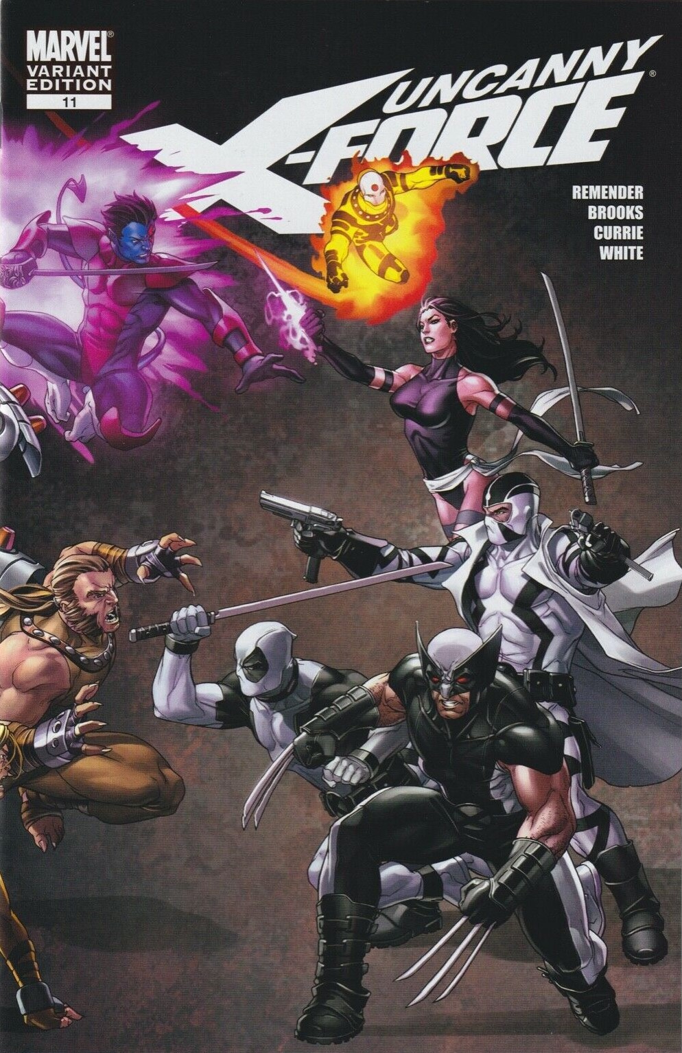Uncanny X-Force #11 (Brooks Variant) (2010)