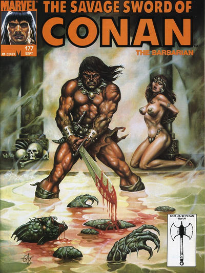 The Savage Sword of Conan #177 [Direct] - Fn+