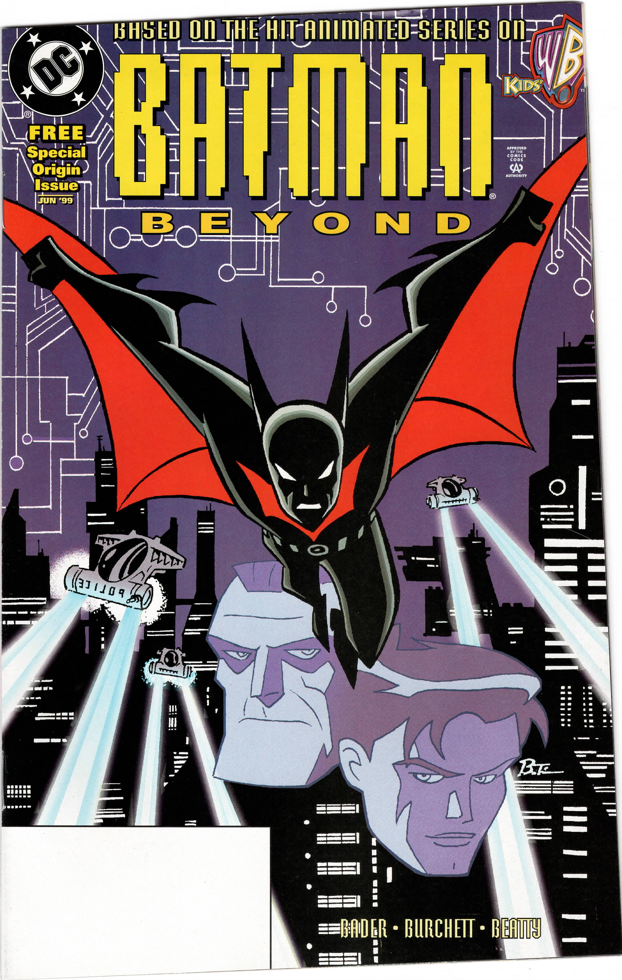 Batman Beyond Special Origin Issue (Mis-Cut Copy)