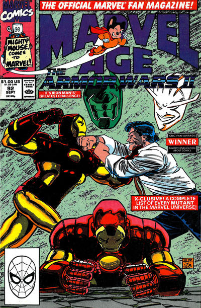 Marvel Age #92-Fine (5.5 – 7)