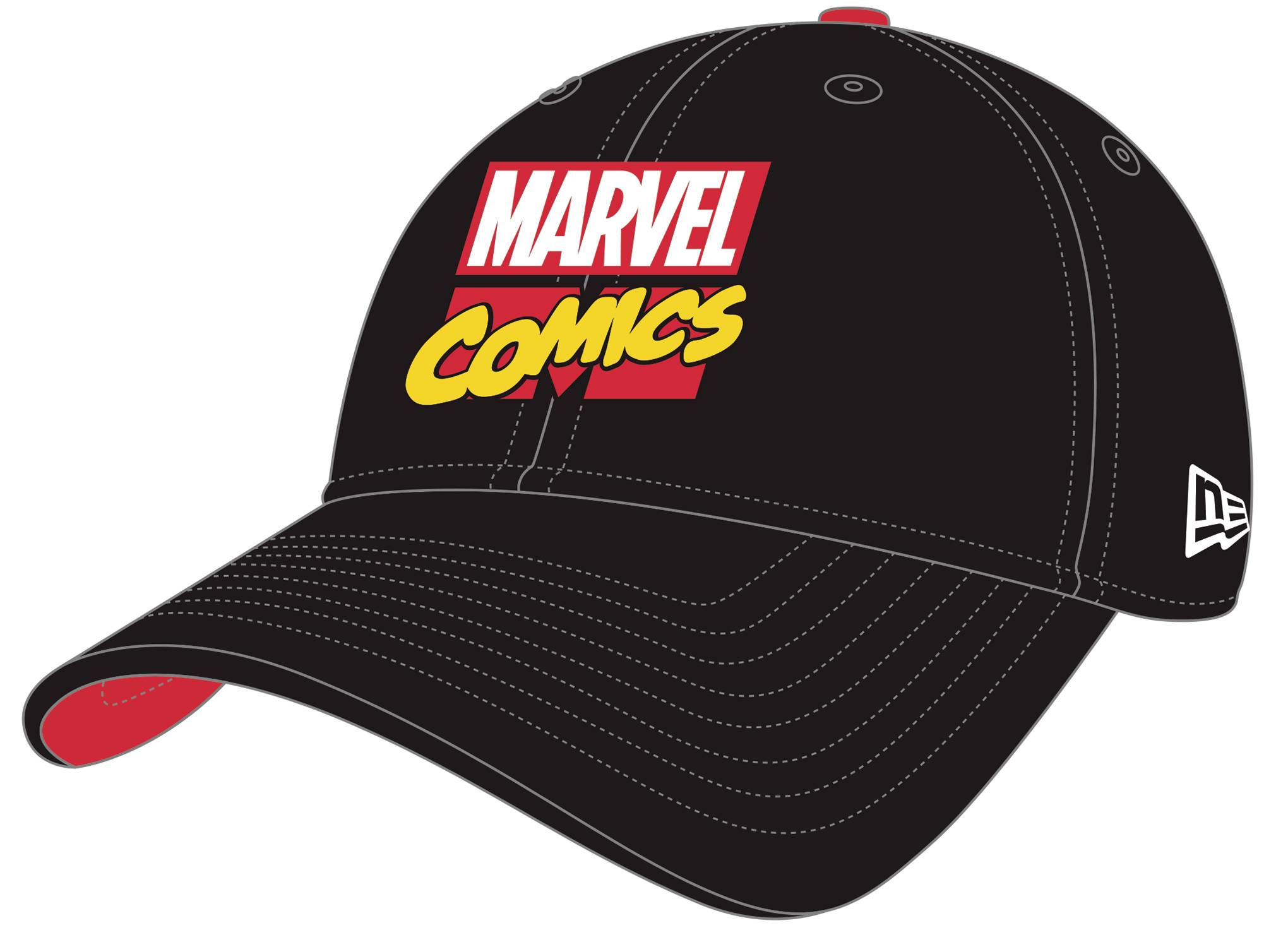 Marvel Comics Logo 80th Anniversary Px Flexfit Cap