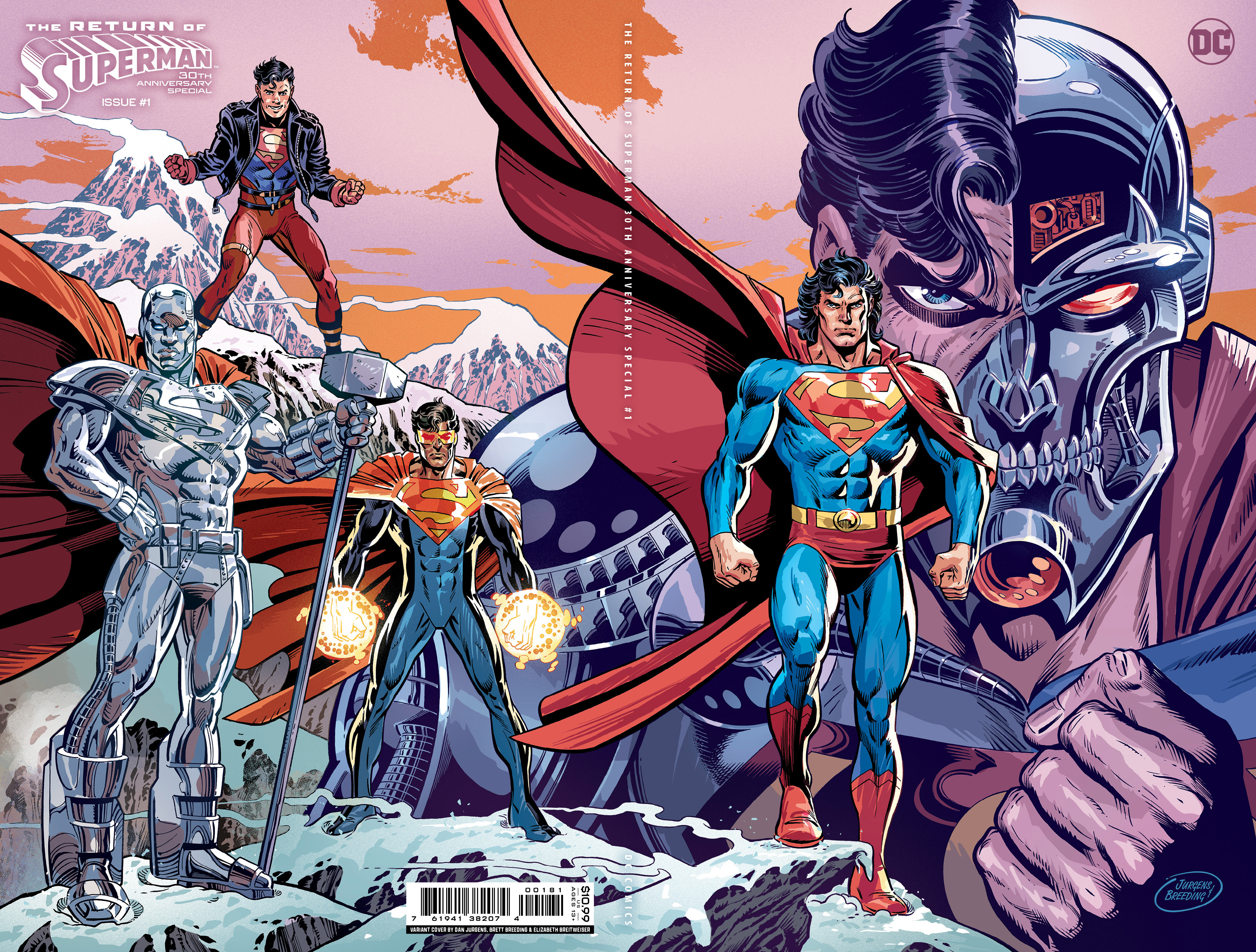 Return of Superman 30th Anniversary Special #1 (One Shot) Cover F Dan Jurgens Foil Variant