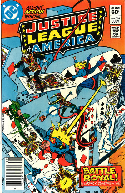 Justice League of America #204 [Newsstand]-Very Good (3.5 – 5)