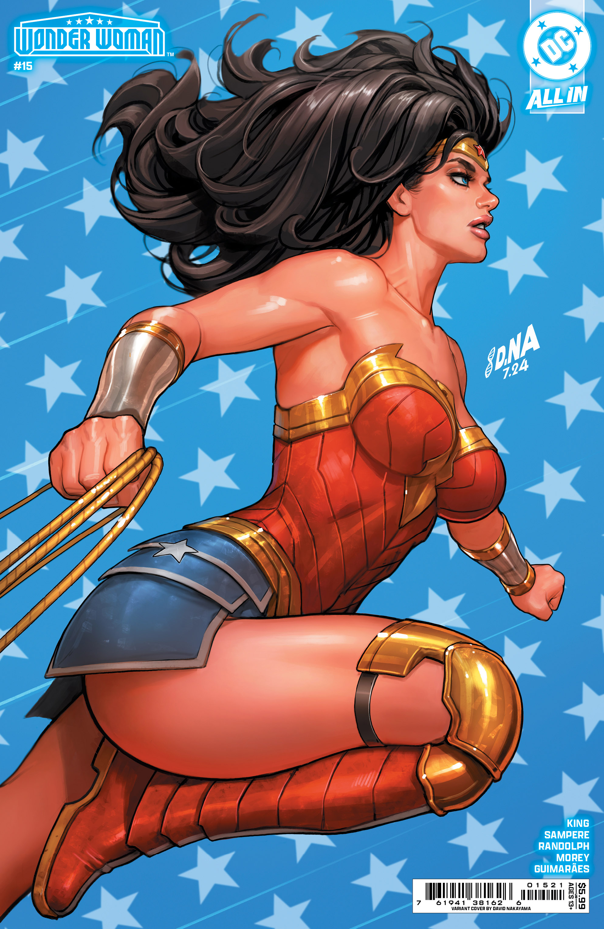 Wonder Woman #15 Cover B David Nakayama Card Stock Variant