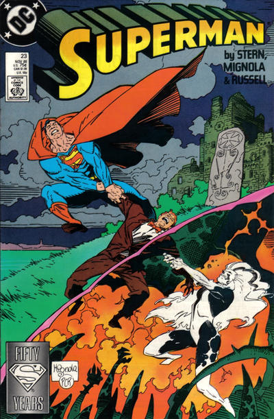 Superman #23 [Direct]-Fine (5.5 – 7) 1987