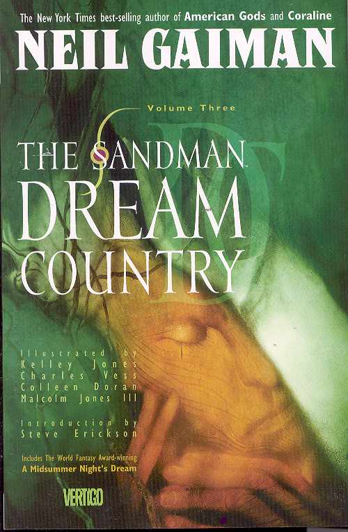 Sandman Graphic Novel Volume 3 Dream Country