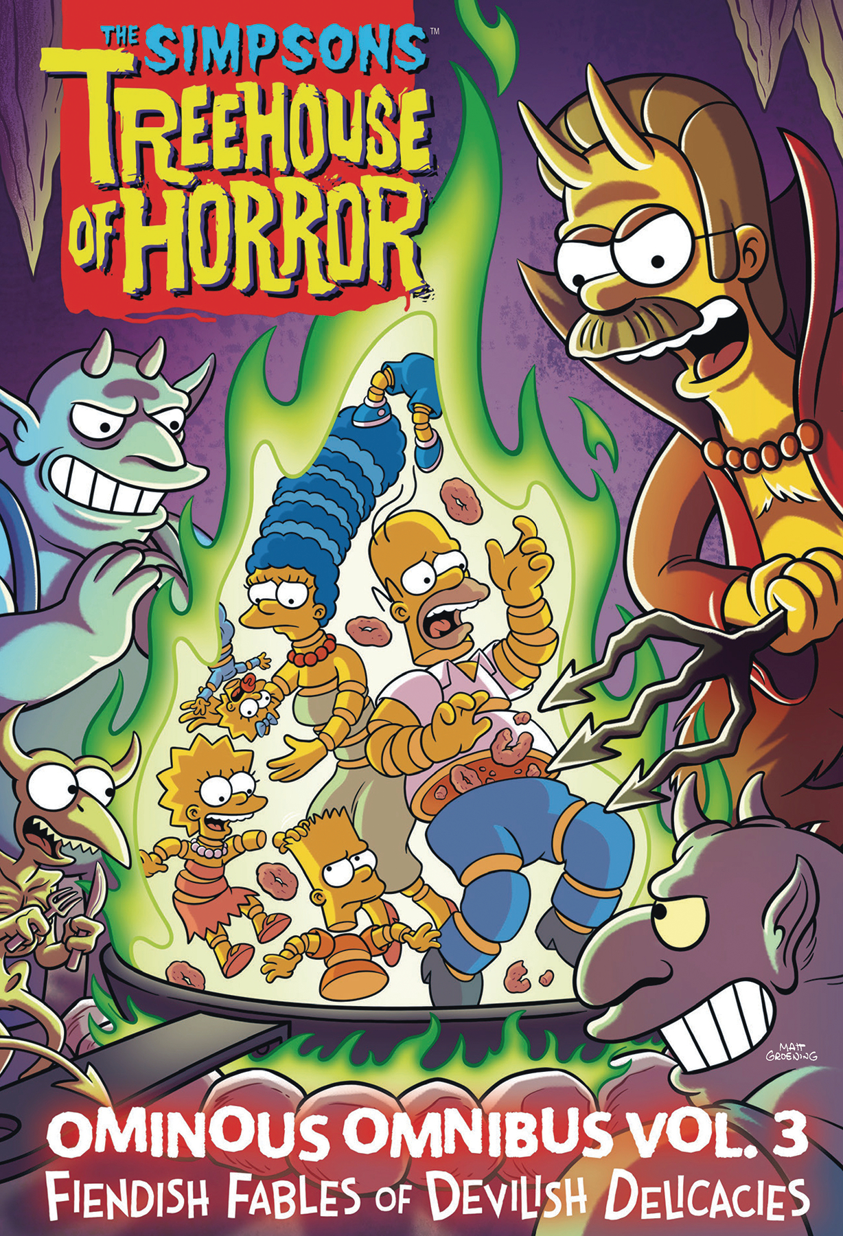 Simpsons Treehouse of Horror Ominous Omnibus Volume 3 Fiendish Fables