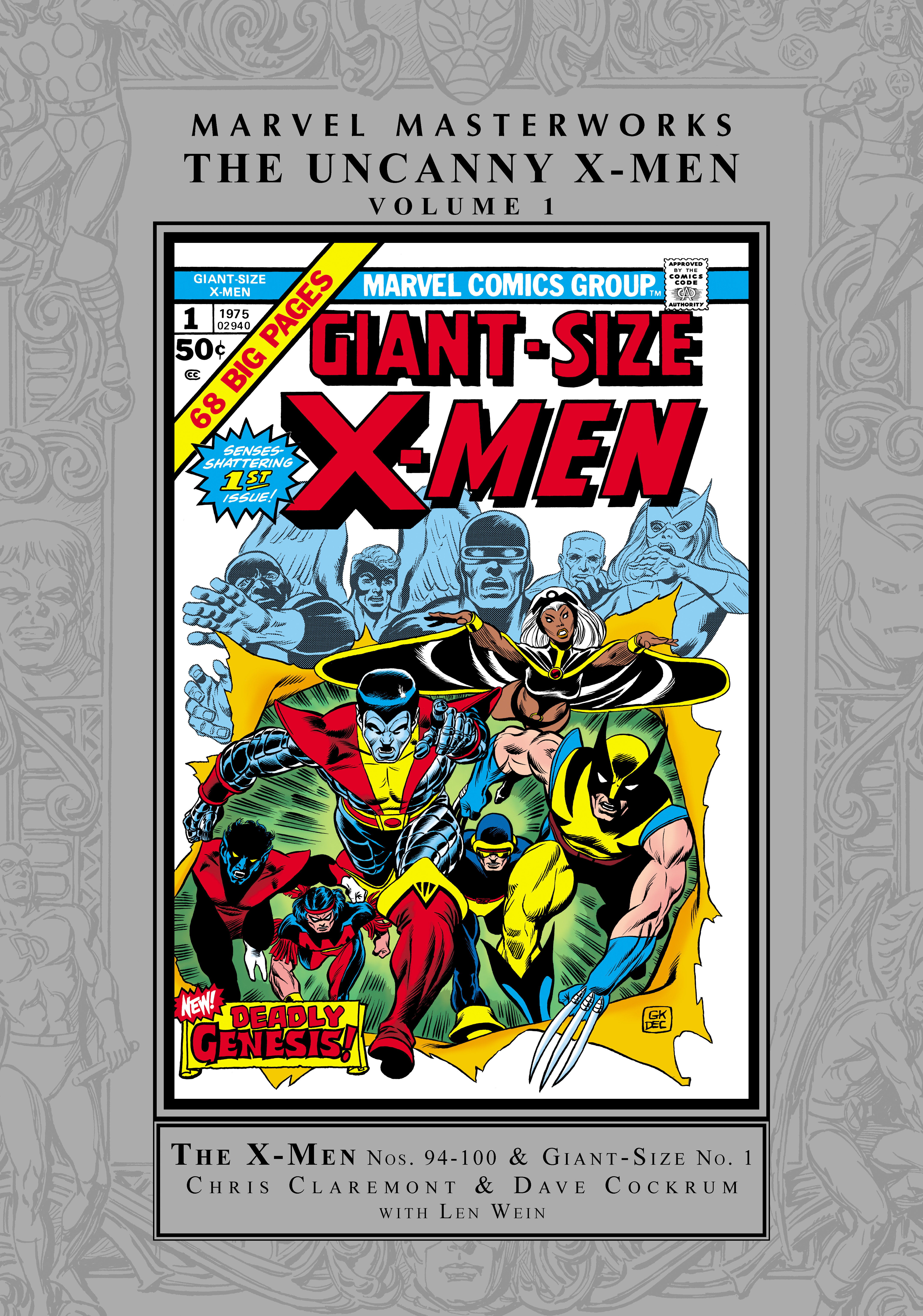 Marvel Masterworks: The Uncanny X-Men Hardcover Volume 1 (2024 Printing)