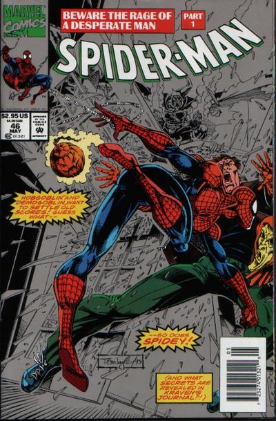 Spider-Man #46 [Newsstand - Deluxe]-Fine (5.5 – 7)