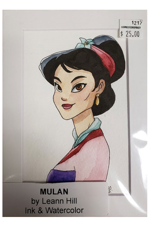 Leann Hill Art - Mulan (Original Art)