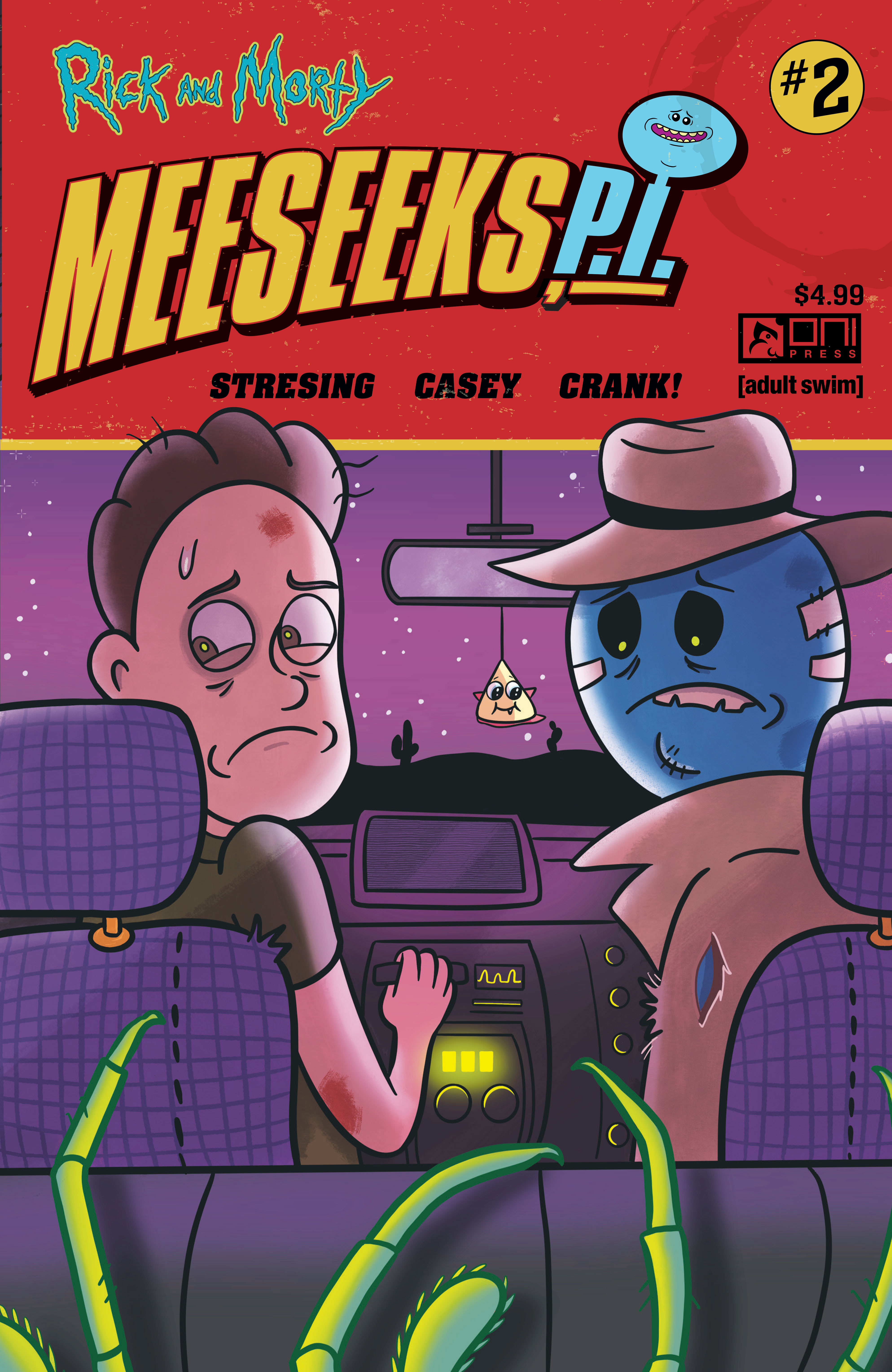 Rick and Morty Meeseeks P.I. #2 Cover B Gina Allnatt Manga Variant (Mature) (Of 3)
