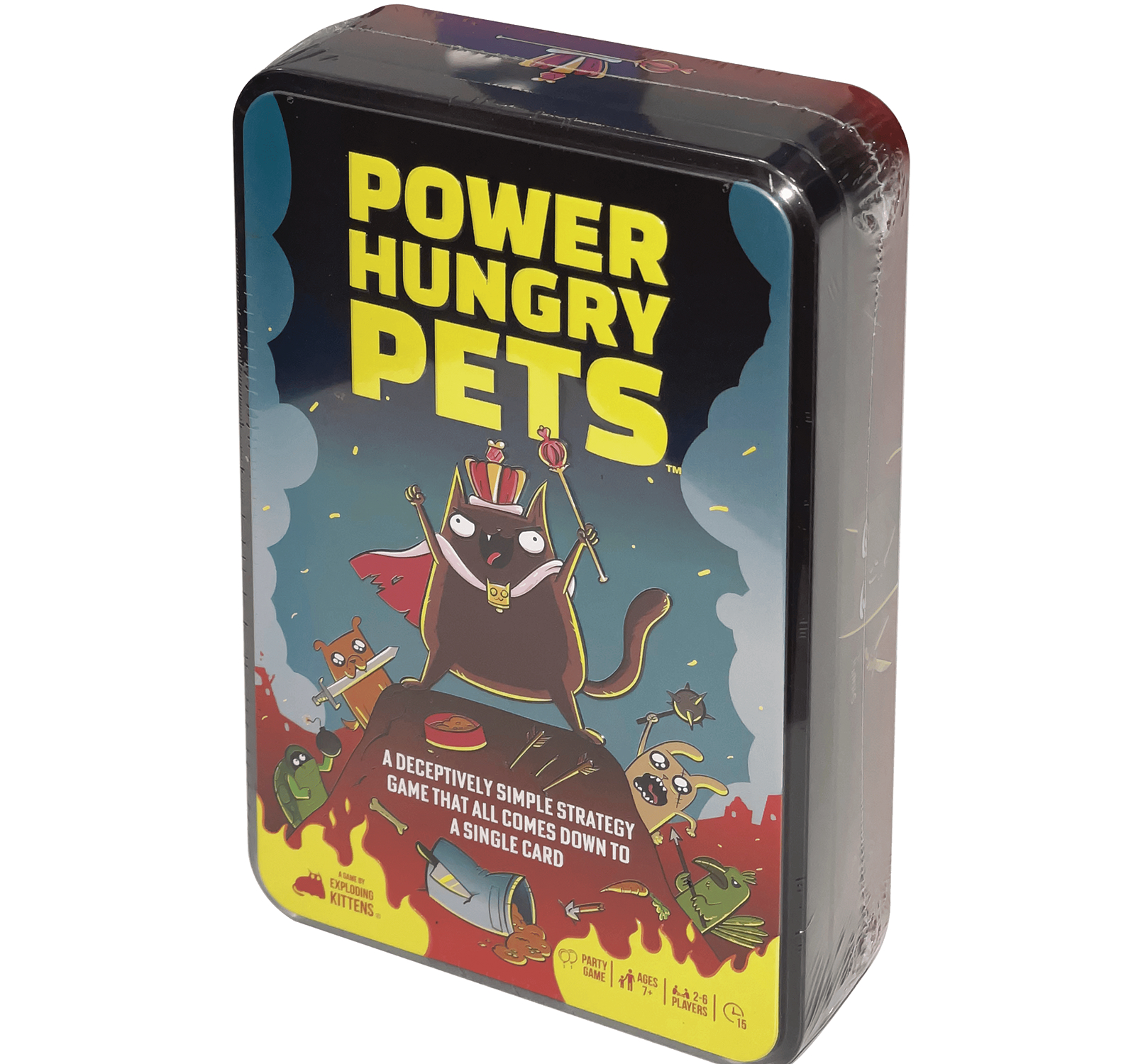 Power Hungry Pets Matching Game Tin