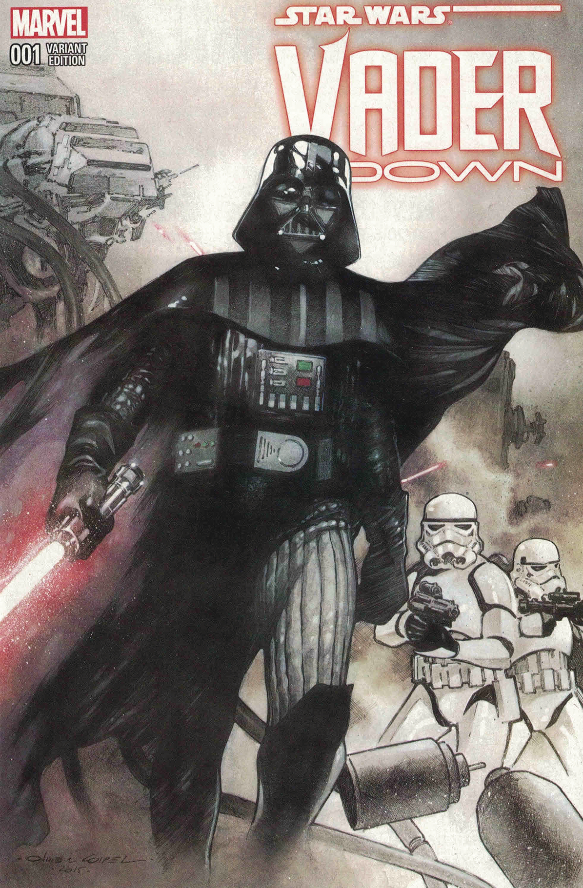 Dynamic Forces Star Wars Wader Down #1 Exclusive Coipel Variant Set