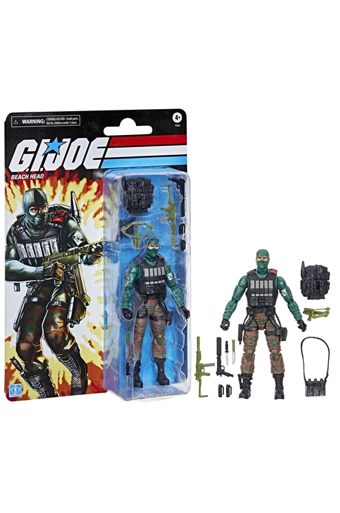 G.I. Joe Classified Series Retro Cardback Beach Head *Import Stock*