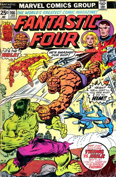 Fantastic Four #166 [Regular Edition]-Fair (1.0 - 1.5)