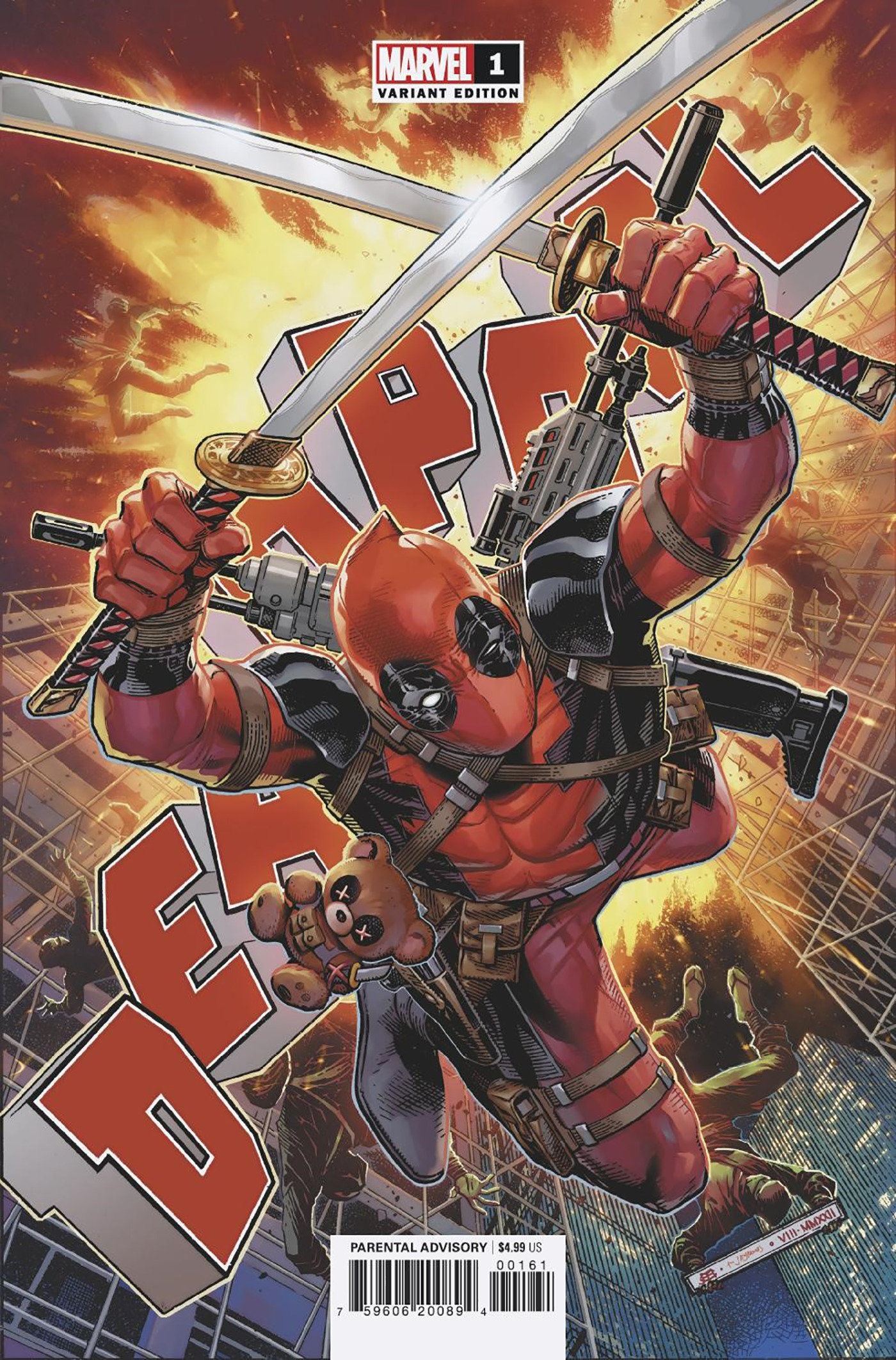 Deadpool #1 1 for 50 Incentive Cheung Variant