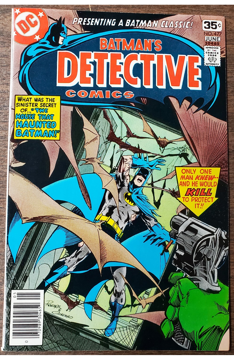 Detective Comics #477 (DC 1978) 1st Cameo 3rd Clayface