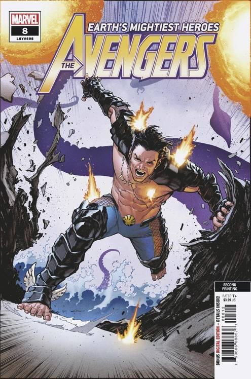 Avengers #8 2nd Printing Marquez Variant (2018)
