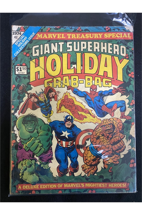 Marvel Treasury Special 1974 (Giant Superhero Holiday Grab-Bag 1976) Gd/Vg