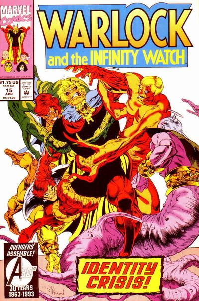 Warlock And The Infinity Watch #15 [Direct] - Vf+