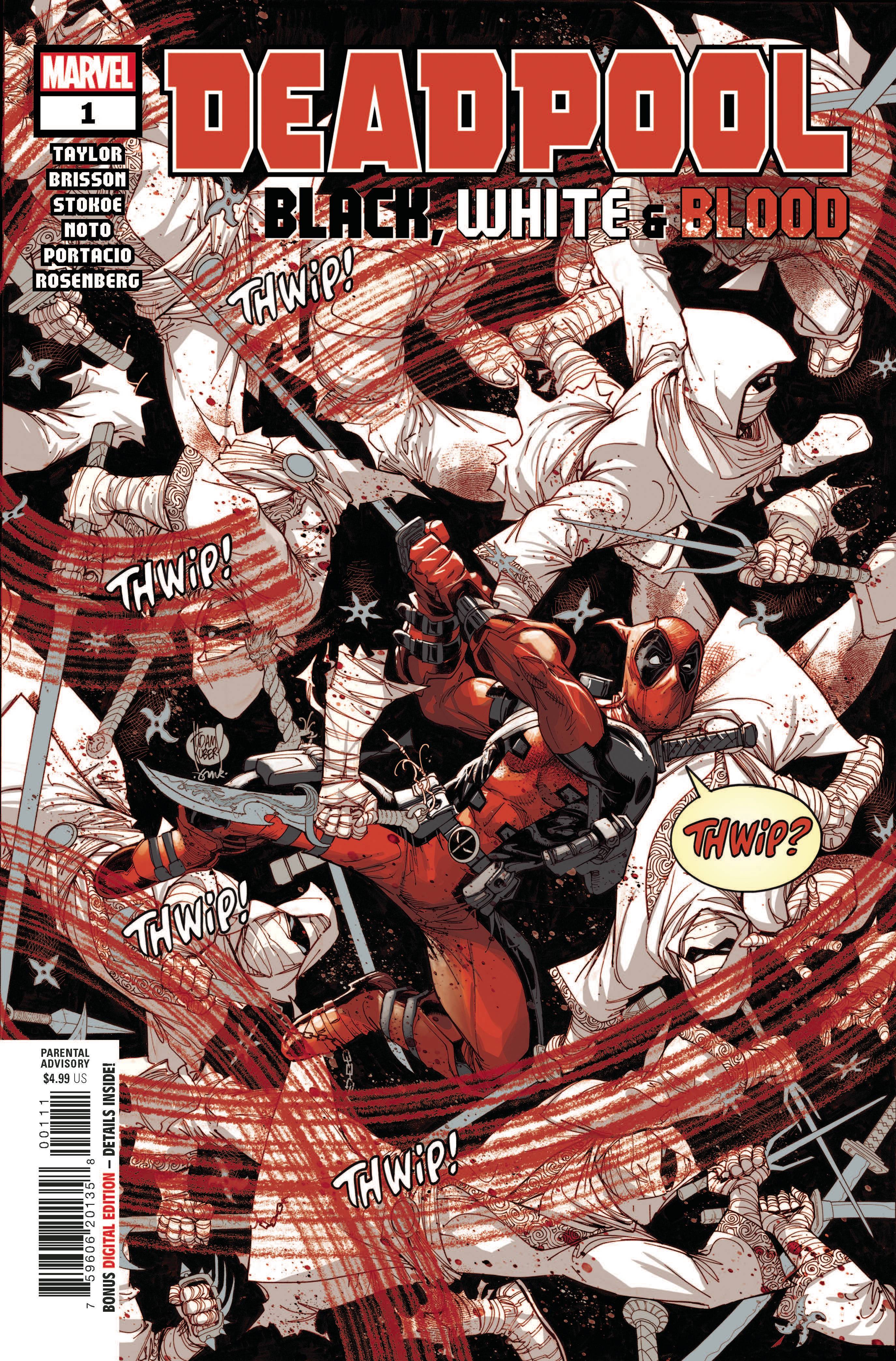Deadpool Black White Blood #1 (Of 5)