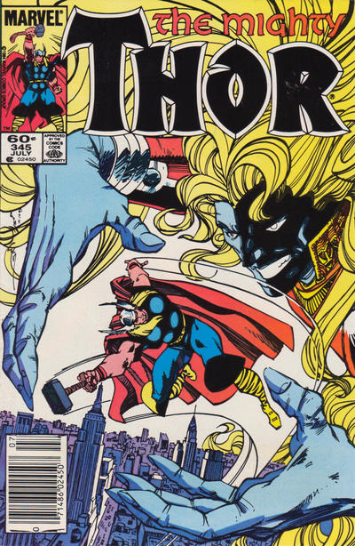 Thor #345 [Newsstand]-Fine (5.5 – 7)