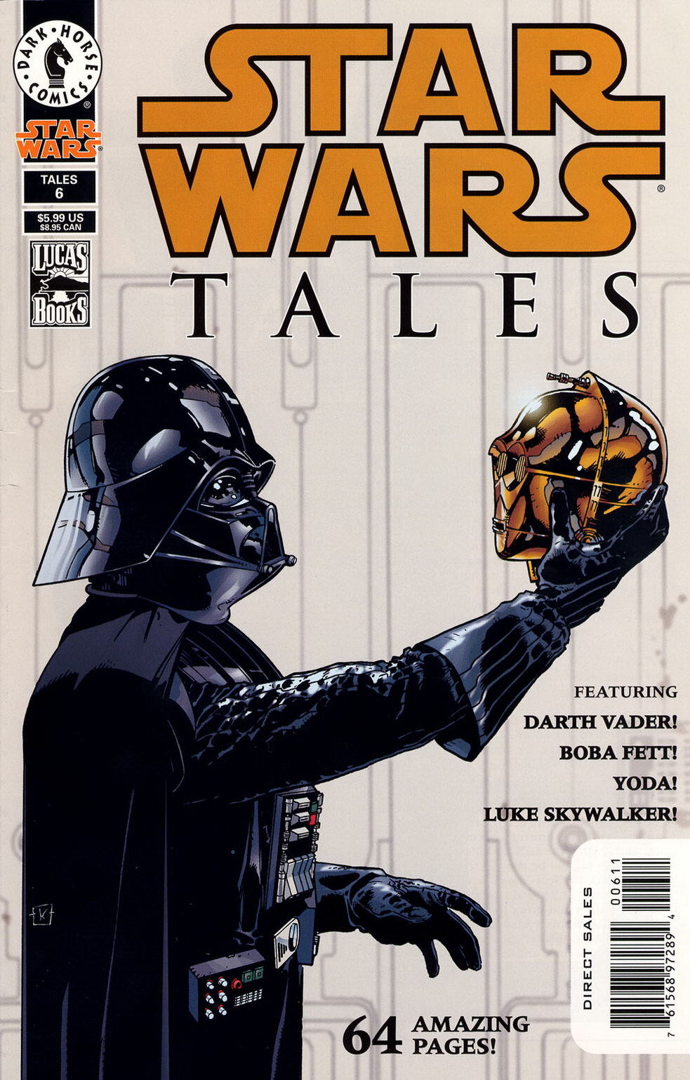 Star Wars Tales (1999) #6 A Art Cover (9.6+)
