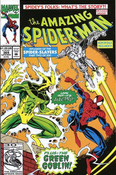 The Amazing Spider-Man #369 [Direct]- Very Fine