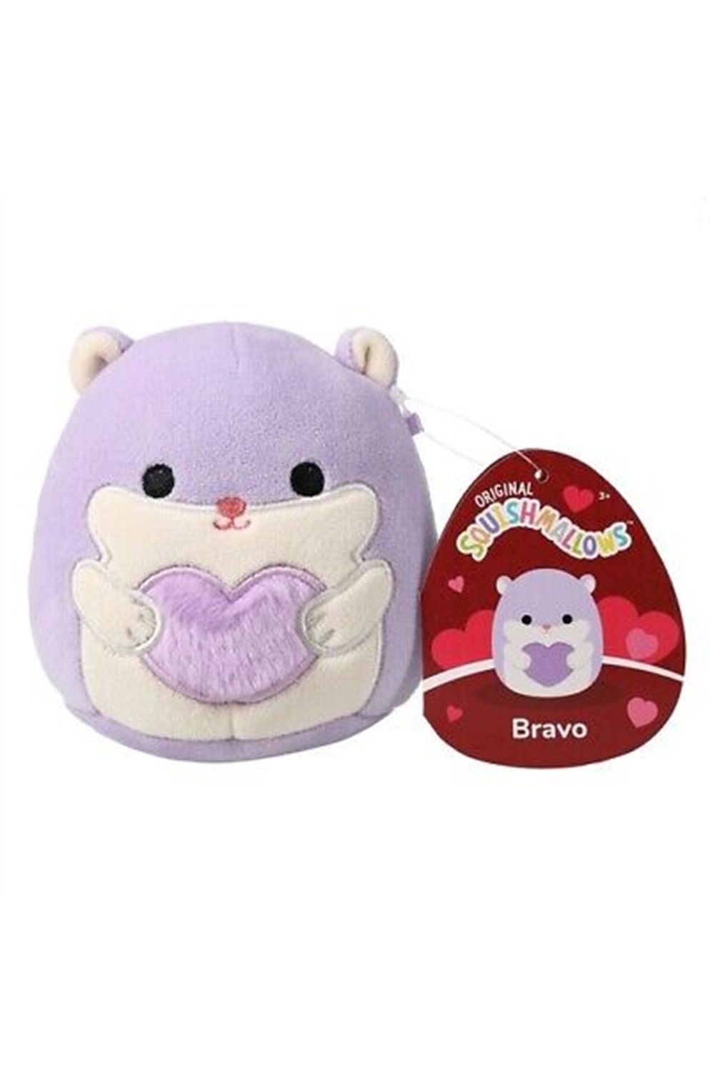 Squishmallows Valentines Day Bravo 5" Plush