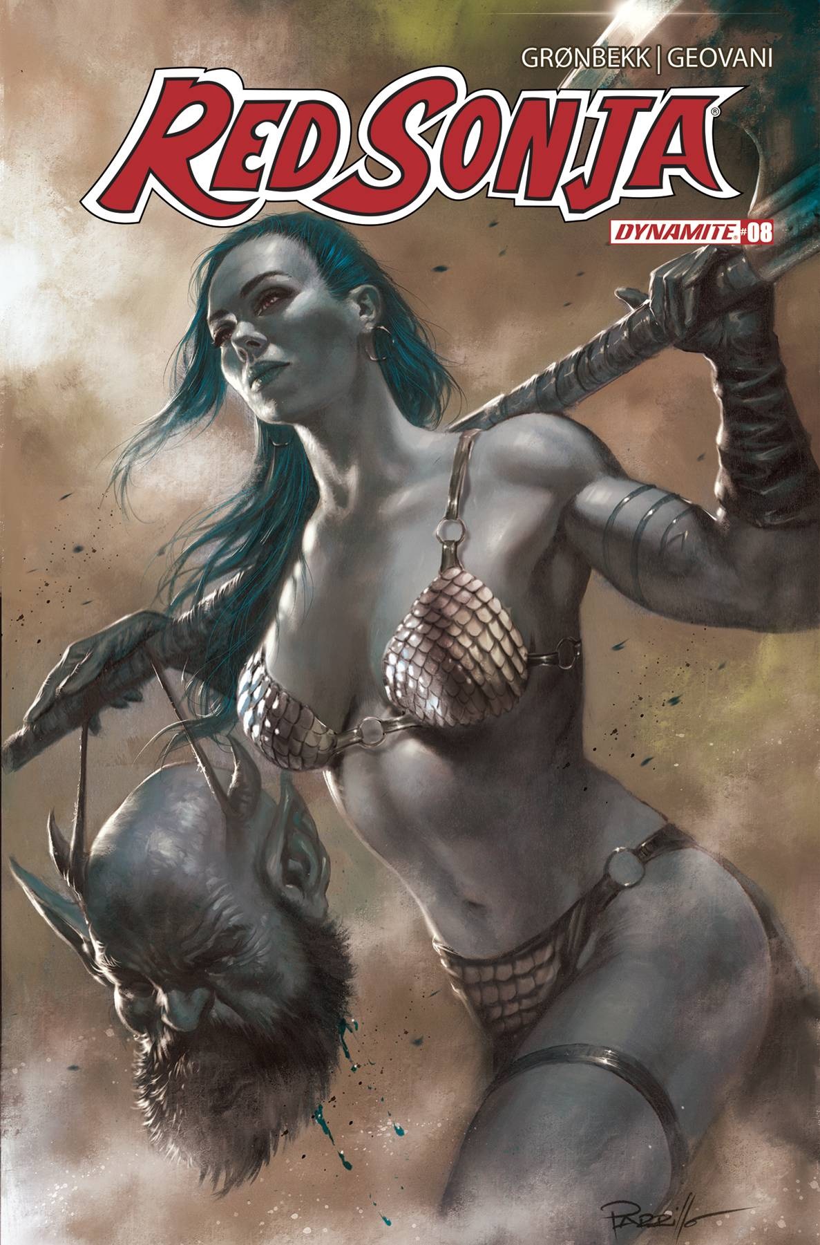 Red Sonja 2023 #8 Cover M Parrillo Ultraviolet