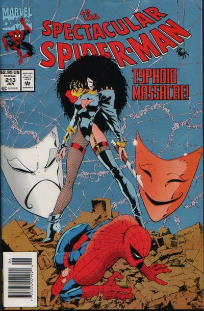 The Spectacular Spider-Man #213 [Newsstand - Deluxe]-Very Fine 