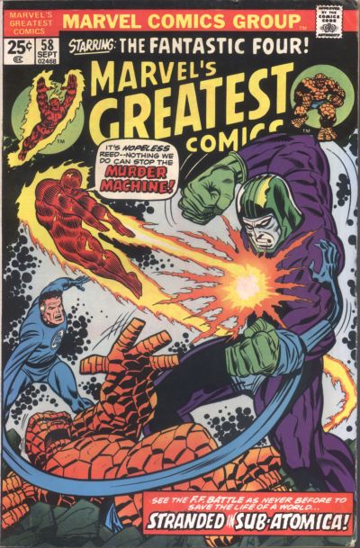 Marvel's Greatest Comics #58 (1969)-Fine (5.5 – 7)
