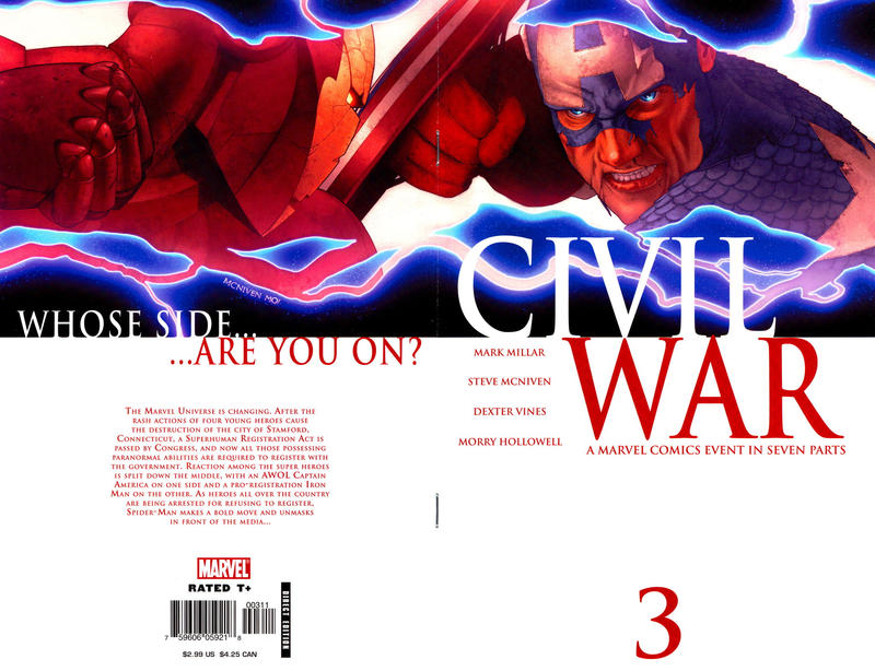 Civil War #3 [Standard Cover]-Fine, Scuffs