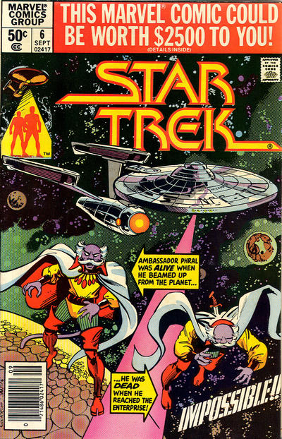 Star Trek #6 [Newsstand](1980)- Fn- 5.5