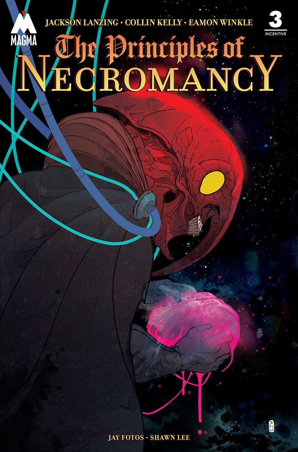 Principles of Necromancy #3 Cover C 1 for 5 Incentive Christian Ward Cardstock Variant (Mature)